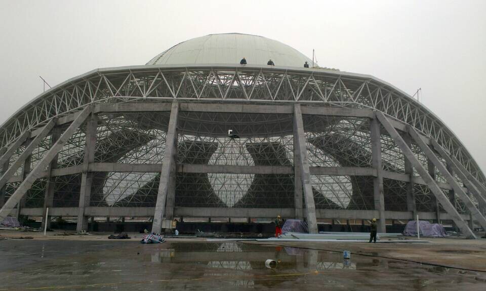 张家界温泉馆网架工程